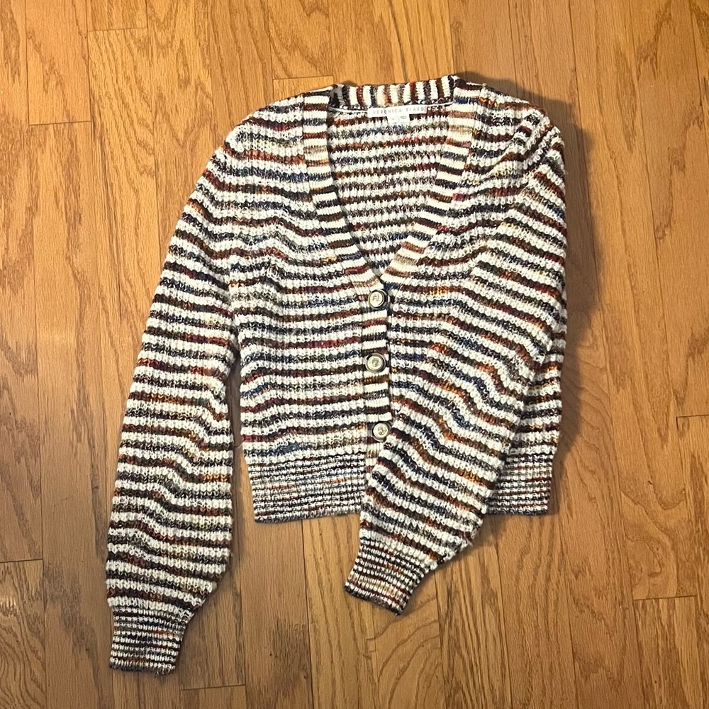 Veronica Beard Dolra Merino Wool Cardigan